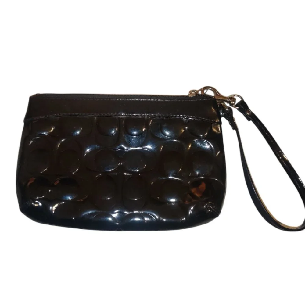 Coach black patent